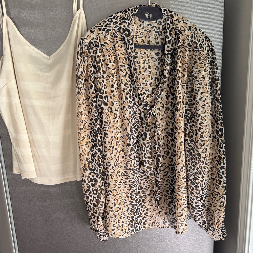 Leopard Print Blouse